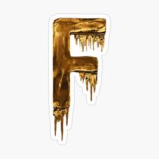 The letter f worksheets for kids set includes: Gold Drip On Black Alphabet Letter F Kids T Shirt By Mpowerteez Redbubble