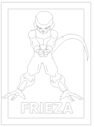 Imagine them battle, throw a few spirit bombs and have fun coloring dragon ball! Dragon Ball Z Frieza Coloring Pages Coloring Home