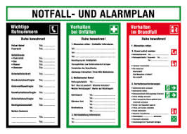 Изучайте релизы alarmplan на discogs. Aushang Am Arbeitsplatz Notfall Und Alarmplan Online Bestellen