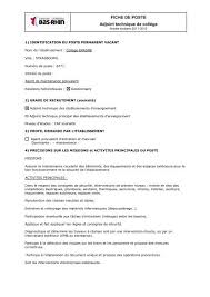 Accessible sans diplôme, la profession d'agent d'entretien sied parfaitement à une reconversion professionnelle ou à un premier pas dans le monde de l'emploi. Fiche De Poste Adjoint Technique De CollaÆ'a Ge