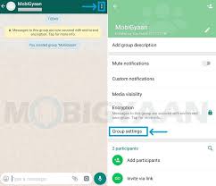 Scroll down to the 'participants' area. How To Stop Members From Sending Messages In Whatsapp Group Android Guide