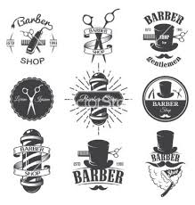 Black And White Barber Pole Meaning Set Of Vintage Barber Shop Emblems Vector By Ivanmogilevchik On Vectorstock Ideias Para Barbearias Barbearia Vintage Barbearia
