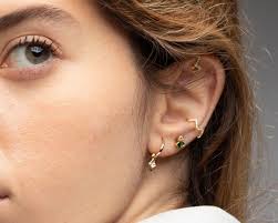 Dangle Hoop Earrings, Charm Hoops, Huggie Earrings, Hoop Earrings, Delicate  Earrings, Minimalist Hoops, Tiny Charm Earrings