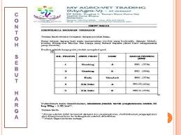 Format Surat Rasmi Sebut Harga Rasmi F