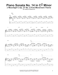 Moonlight sonata sheet music piano easy. Ludwig Van Beethoven Moonlight Sonata 1st Movement Op 27 No 2 Sheet Music Notes Chords Piano Download Classical 18403 Pdf