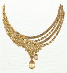 Azva Assymetric Gold Necklace Of Flowers Goldjewellery Luxury Style Womens Jewelry Necklace Gold Fashion Necklace Gold Necklace Indian Bridal Jewelry