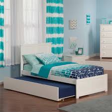Clean lines and a traditional look make this bed a suitable addition to any room, seamlessly incorporating additional storage space through underbed drawers. Leo Lacey Urban Twin Trundle Platform Bed In White Ll 1653061