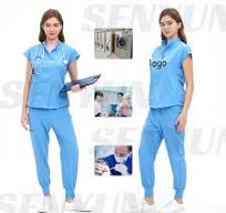 Fashionable Uniform Nurse Medical Uniform Sexy Women Orange Scrubs Zipper  Nursing Hospital Uniforms Sets