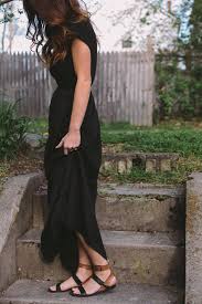 The Daybook Fashion Black Flowy Maxi Dress Style