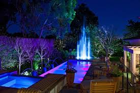 The Pop Jet Fountains Are Choreographed To Music Tracks And Colored Led Lights Can Highligh Outdoor Lighting Systems Outdoor Lighting 12 Volt Outdoor Lighting