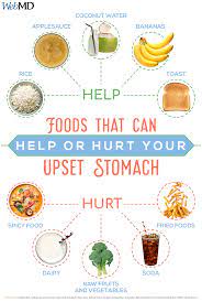 Upton suggests nibbling on white toast or soda crackers every few hours since the starches from these simple carbohydrates lack fiber, protein, and fat — all of which slow digestion and sit in. 10 Upset Stomach Food Ideas Upset Stomach Upset Stomach Food Food