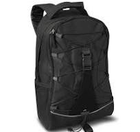 GiftRetail MO7558 - MONTE LEMA Farbkontrast Abenteuer Rucksack 600D  Polyester - Schwarz