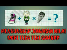 Teka teki bergambar dan jawaban. Jawaban Teka Teki Nilai Dari Gambar Sepatu Orang Dan Bunga Youtube
