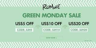 Romwe coupons, promo codes | july 2021 discount deals. Romwe Greenmonday Up To 20 Off On Orders Over 189 Newseason Winter Girls Womens Style Fashion Coup Romwe Online Discount Codes Online Coupons Codes