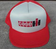 Case International Hat Cap Tractor Farmer Vintage Mesh Snapback Red White Grey Unbranded Farmerscap Red And White Cap My Ebay