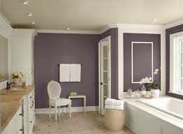 Purple is gorgeous & sophisticated when paired with more neutral organic. Bathroom Paint Color Ideas Inspiration Benjamin Moore Purple Bathrooms Home Purple Bathroom Colors