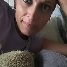 He's my little prickle-butt, but we have our own way we snuggle. He's so  sweet and I just love him to pieces. 🦔 ❤️