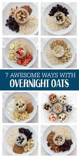 Chunky Monkey Overnight Oats Recipe Changingdietnow Receitas Saudaveis Receitas Saudaveis Para Criancas Aveia Em Flocos