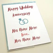 Unique Wedding Anniversary Card Names Wishes Profile Pics My Nam In 2020 Wedding Anniversary Cards Wedding Anniversary Greeting Cards Happy Wedding Anniversary Cards