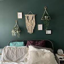 Energetic colors, vintage decor, and layers of fringed throws add whimsy and comfort to this creative space. Boho Gallery Wall Set Of 5 Prints Above Bed Decor Boho Decor Etsy Wall Decor Bedroom Above Bed Decor Bed Decor