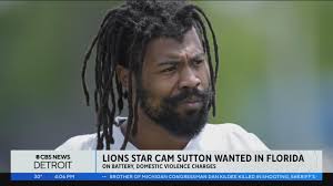 Detroit Lions cornerback Cam Sutton wanted in Florida