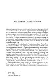 In tke wake of Bartók in Anatolia