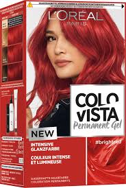 My base is blonde 7 or 8 and she bleached subtle highlights into my red dyed hair then added an ivy (green) toner. L Oreal Colovista Haarfarbe Brightred 1 St Dauerhaft Gunstig Online Kaufen Dm De