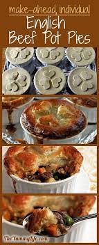 Individual English Beef Pot Pies With Puff Pastry Recipe Beef Pot Pies Recipes English Food