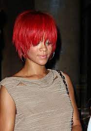 Rihanna Short Red Hairstyles Trendy Short Straight Haircut For Women Hairstyles Weekly Short Red Hair Rihanna Hairstyles Short Straight Haircut