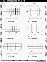 Teaching Distributive Property Using An Area Model Distributive Property Math Properties 3rd Grade Math
