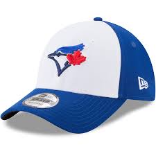 The crown of the hat is featured in forest green. Toronto Blue Jays New Era Alternate 3 The League 9forty Adjustable Hat White Royal