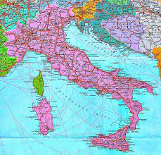 Regioni), из которых 5, где компактно проживают этнические и языковые меньшинства, имеют статус автономной. Karta Italii S Gorodami Na Russkom Yazyke Podrobno