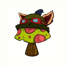 Teemo Mushroom Aquarela Tatuagens Then i add the rough shape of the cap. teemo mushroom aquarela tatuagens