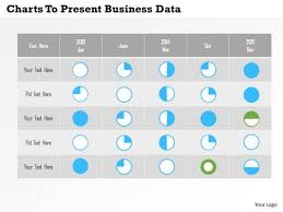 Business Diagram Charts To Present Business Data Powerpoint