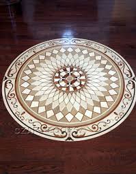 Picture Of P39 Medallion Id460 Example Of Custom Floors Medallions Inlays Borders And Parquet Marble Waterjet Medall Flooring Custom Floor Stone Flooring