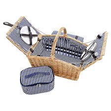 Wieso kaufen, wenn man einen picknickkorb auch selbst machen kann? Picknickkorb Fur 4 Personen Aus Weidenholz Von Woma Landkind