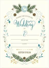 Whimsical Woodland Foliage Fill In The Blank Wedding Invitation Blank Invitations Cards Blank Wedding Invitation Templates Plain Wedding Invitations Wedding Invitation Kits