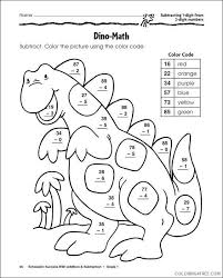 Color by addition facts free printable color by number addition worksheets 101 coloring pages Addition And Subtraction Coloring Pages Maths Worksheets For Grade 2021 A 1639 Coloring4free Coloring4free Com