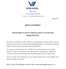 Dam status & total storage capacity in the integrated vaal river system 16 november 2020 be #waterwise. Rand Water Posts Facebook
