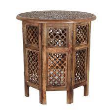 Design couchtisch nature lounge 60cm teakholz mit runder glasplatte. Casa Moro Beistelltisch Orientalischer Beistelltisch Hamza O 52 Cm Rund H 54 Cm Aus Mango Massivholz Braun Handgeschnitzt Handmade Couchtisch Vintage Sofatisch Nh 5326 A Kunsthandwerk Online Kaufen Otto