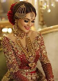 Crimson Bridal Pakistani Bridal Hairstyles Pakistani Bridal Makeup Asian Bridal Dresses