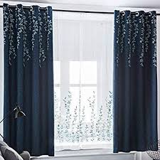 Buy vogol small window valances curtains, birds printed window curtain tier pair 36 inch long pocket window treatments for kitchen cafe, 2 panels: Amazon Com Tinysun Faux Vine Flowers Embroidery Sheer Curtain For Living Room Window Rod Pocket Top Grace Curtains Living Room Curtain Texture Elegant Bedroom