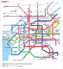 搞懂日本關西的交通 五 交通票券 大阪周遊卡 osaka line chart map