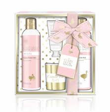 Rose Prosecco Baylis Harding Three Candle Set