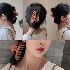 Consider shaggy short hairstyles for thick hair like this one. Buy 6 Pcs Hair Claw Clips For Women Strong Hold Matte Hair Claw Clips For Thick Hair Fashion Hair Styling Accessories For Girls Large Hair Clips For Women Thick Hair 6 Colors Online