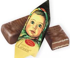 Chocolate Candy "Alenka", Red October, 0.5 lb