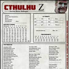 Das pdf im allgemeinen bezeichnet man mit dem begriff charakterbogen im pen paper rollenspiel einen zettel auf dem die wichtigsten. Cthulhu Z Charakterbogen Pdf Docdroid