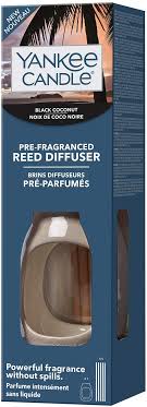 Amazon Com Yankee Candle Pre Fragranced Reed Diffuser Starter Kit Black Coconut Kitchen Dining