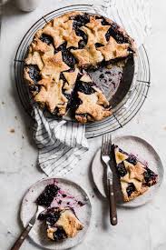 Chill in the fridge for several hours, until set, then remove from the tin. The Best Fresh Blueberry Pie Broma Bakery