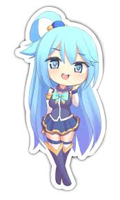 Chibi Aqua Konosuba In 2020 Cute Anime Character Anime Chibi Aqua Konosuba